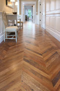 Antique American Oak Flooring - Hallway