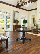 Hand Distressed Oak Flooring - Living