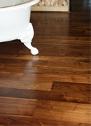 Character Walnut Flooring - Bathroom