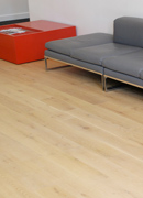 Prefinished Character White Oak Flooring - Waiting Room