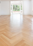 Rift & Quartered White Oak Flooring - Living Room