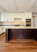 Prefinished Character Hickory Flooring - Kitchen