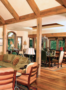 Antique American Chestnut Flooring - Dining Room