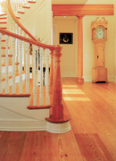 Crown Grade Reclaimed Heart Pine Floor - Foyer