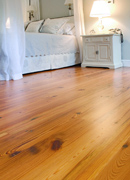 Hermitage Antique Pine Flooring - Bedroom