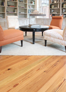 Character Reclaimed Heart Pine Floor - Study