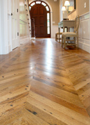 Antique American Oak Flooring - Hall