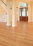 Vertical Rift Heart Pine Floor - Foyer