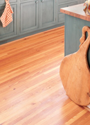 Select Grade Heart Pine Flooring - Kitchen