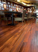 Hand Distressed Heart Pine Flooring - Commercial