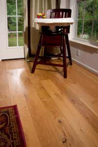 Character White Oak Flooring with Clear Finish