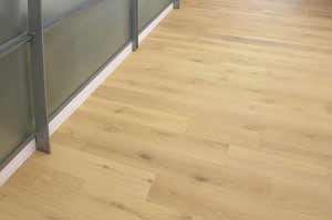 Character White Oak Flooring with Custom Light Finish