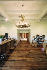 Granary Oak Floor and Counter with Millwork